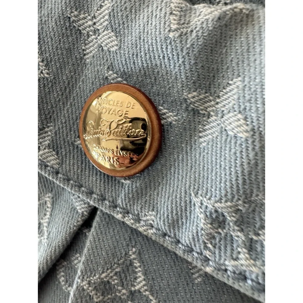 LOUIS VUITTON Louis Vuitton Monogram Denim Daily GM Shoulder Bag. Purse. Large - Picture 4 of 16